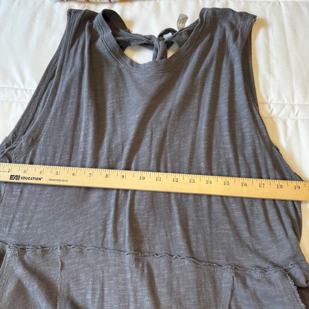 Intimately Free People Women's Sz S Boho Homebody Romper Jumpsuit Vintage Gray - Picture 11 of 13